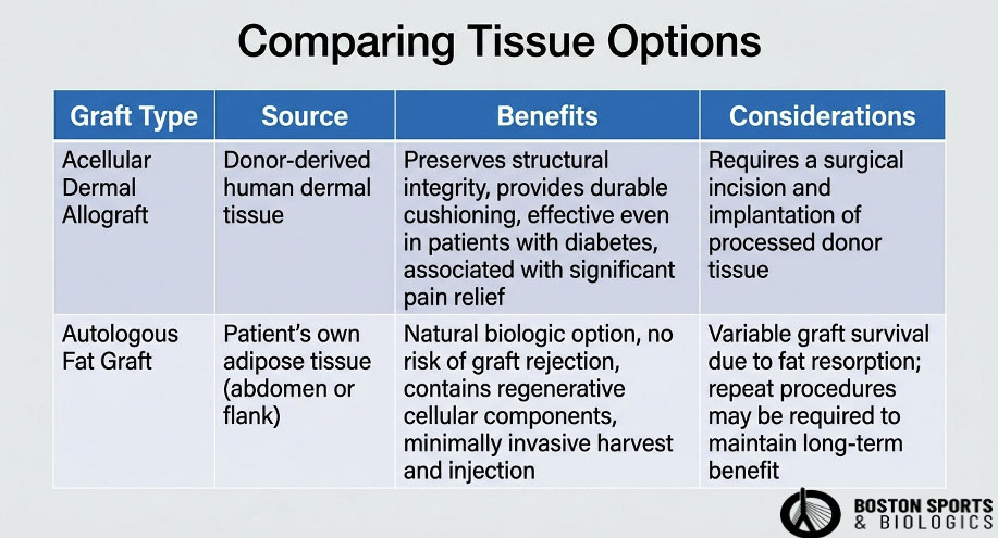 Allogenic vs Autologous fat graft MFAT (Lipogems)