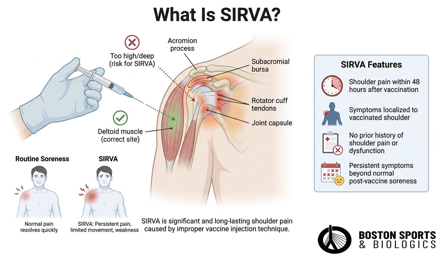 SIRVA (shoulder injury related to vaccine administration)
