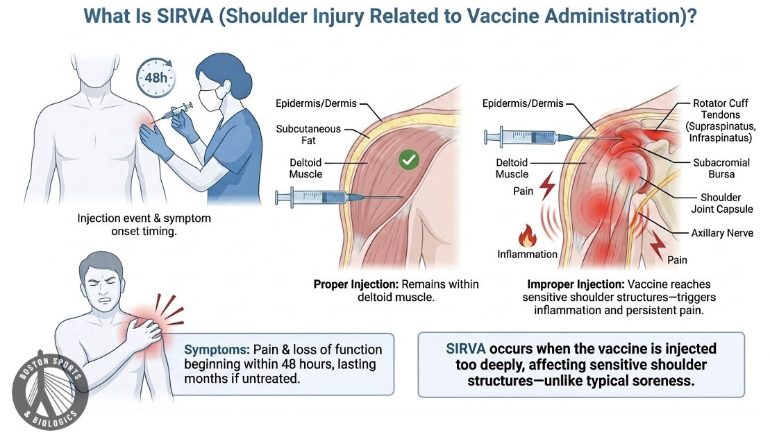 SIRVA injection failure, why do I have pain after vaccination